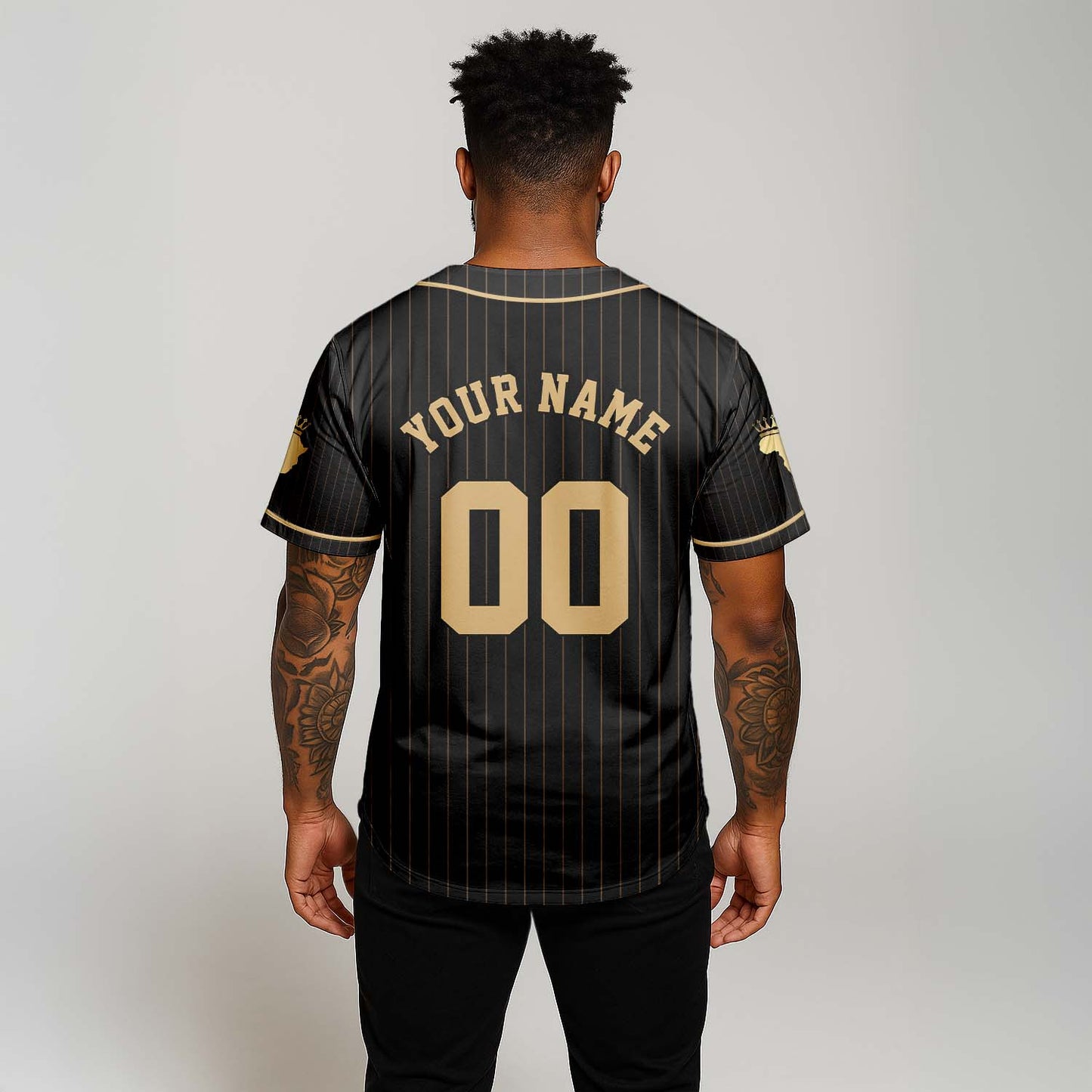 Born Royal - African American Baseball Jersey - Gift for Black Dad, Grandpa, Husband