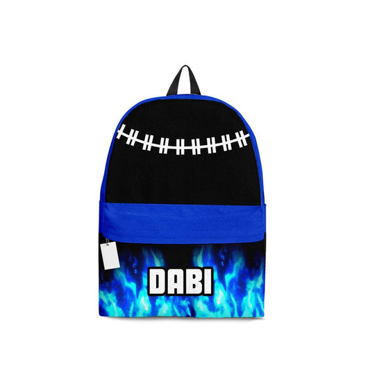 My Hero Academia Backpack Dabi Villain Character Details Pattern Backpacks Blue Black