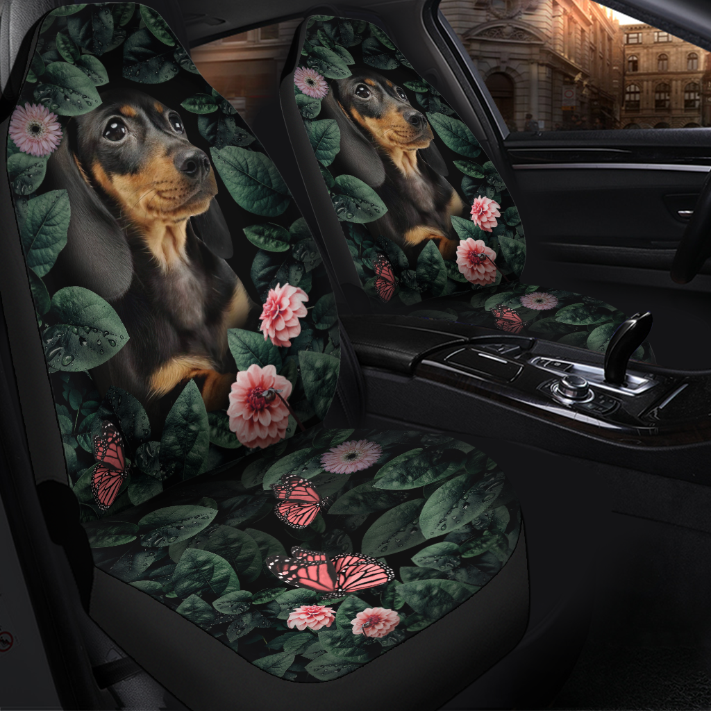 Dachshund HD Custom Car Seat Covers