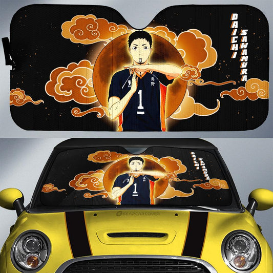 Daichi Sawamura Car Sunshade Custom For Fans