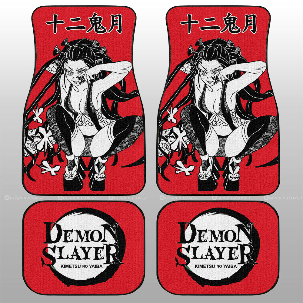 Demon Slayer Car Mats Daki Car Floor Mats Car Manga Style For Fans Floor Mats