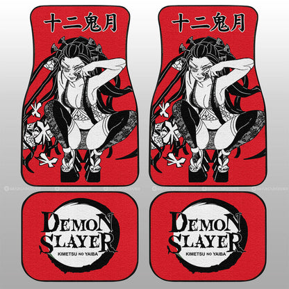 Demon Slayer Car Mats Daki Car Floor Mats Car Manga Style For Fans Floor Mats