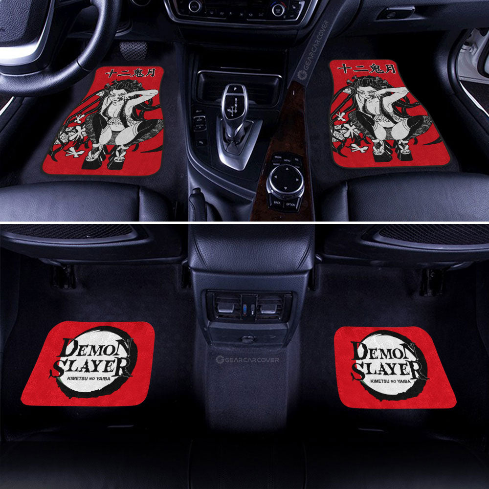 Demon Slayer Car Mats Daki Car Floor Mats Car Manga Style For Fans Floor Mats