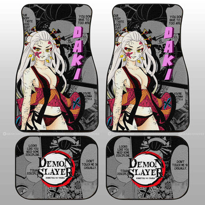 Demon Slayer Car Mats Daki Car Floor Mats Mix Mangas Floor Mats