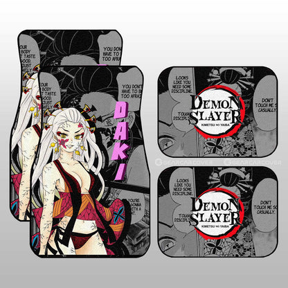 Demon Slayer Car Mats Daki Car Floor Mats Mix Mangas Floor Mats