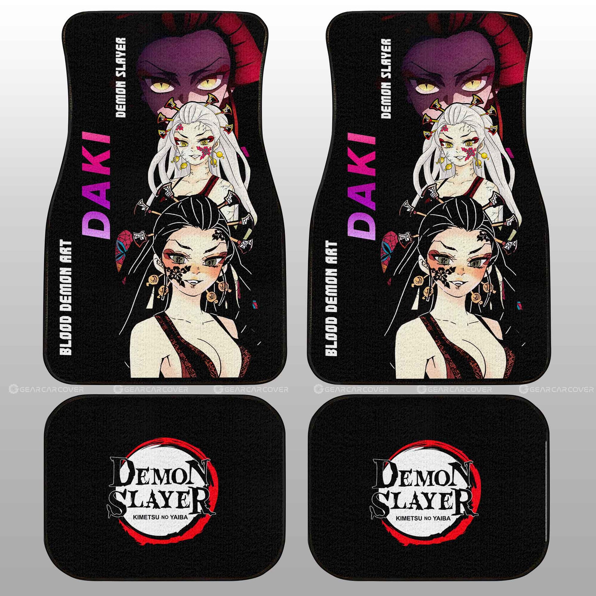 Demon Slayer Car Mats Daki Car Floor Mats Perfect Gift For Fan Floor Mats