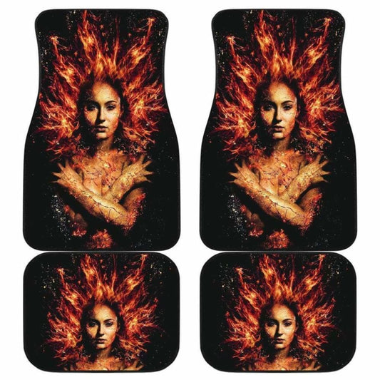 MV Car Floor Mats The Dark Phoenix X-men MV Graphic Car Mats