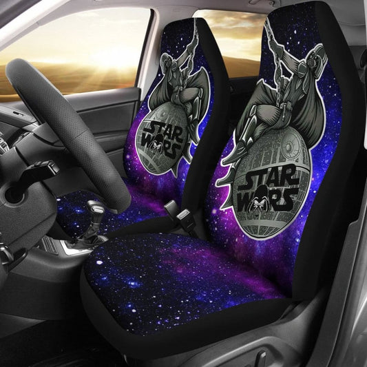 SW Car Seat Covers Darth Vader Wrecking Ball Death Star Seat Covers Colorful