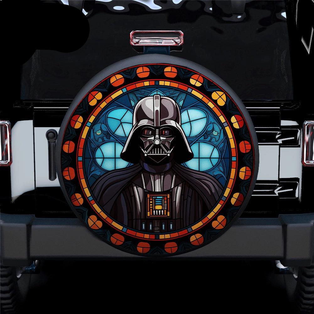 SW Spare Tire Cover SW Darth Vader Stained Glass Pattern Tire Covers Colorful