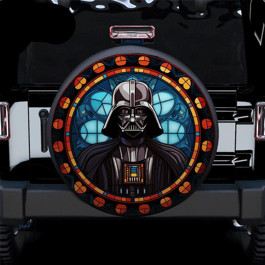 SW Spare Tire Cover SW Darth Vader Stained Glass Pattern Tire Covers Colorful