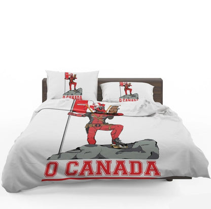 DP Bedding Set DP Humor O Canada Duvet Covers Red White Unique Gift