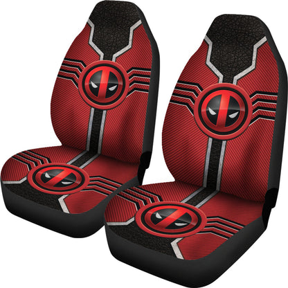 DP Car Seat Covers MV Anti-Hero Character DP Symbol Seat Covers Red Black