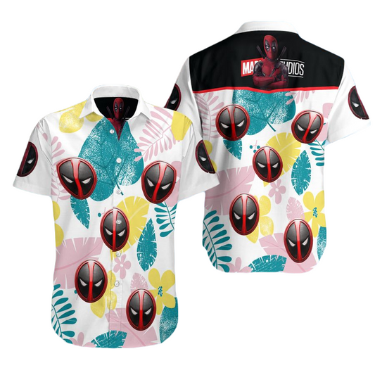 DP Hawaii Shirt MV DP With Tropical Leaves Pattern Hawaiian Shirt Colorful Unisex