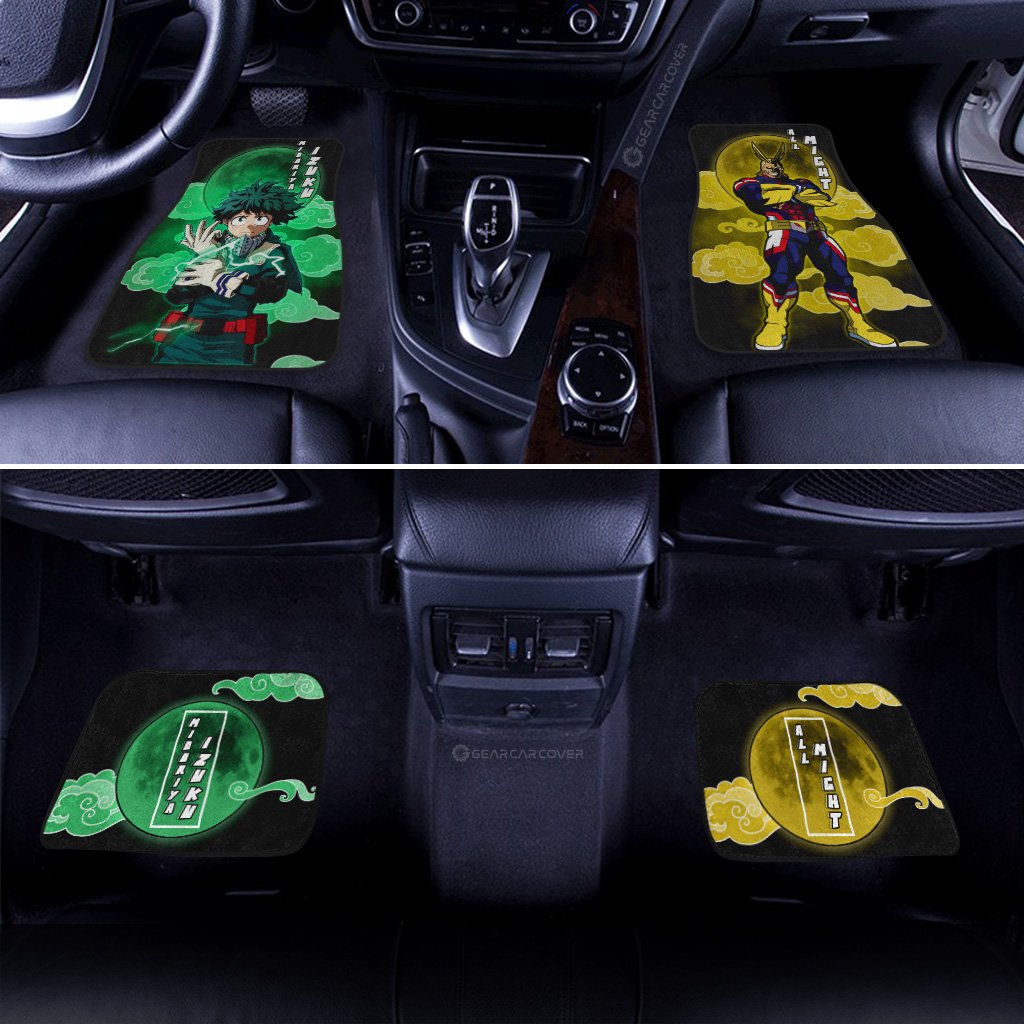 My Hero Academia Car Mats Deku And All Might Car Floor Mats