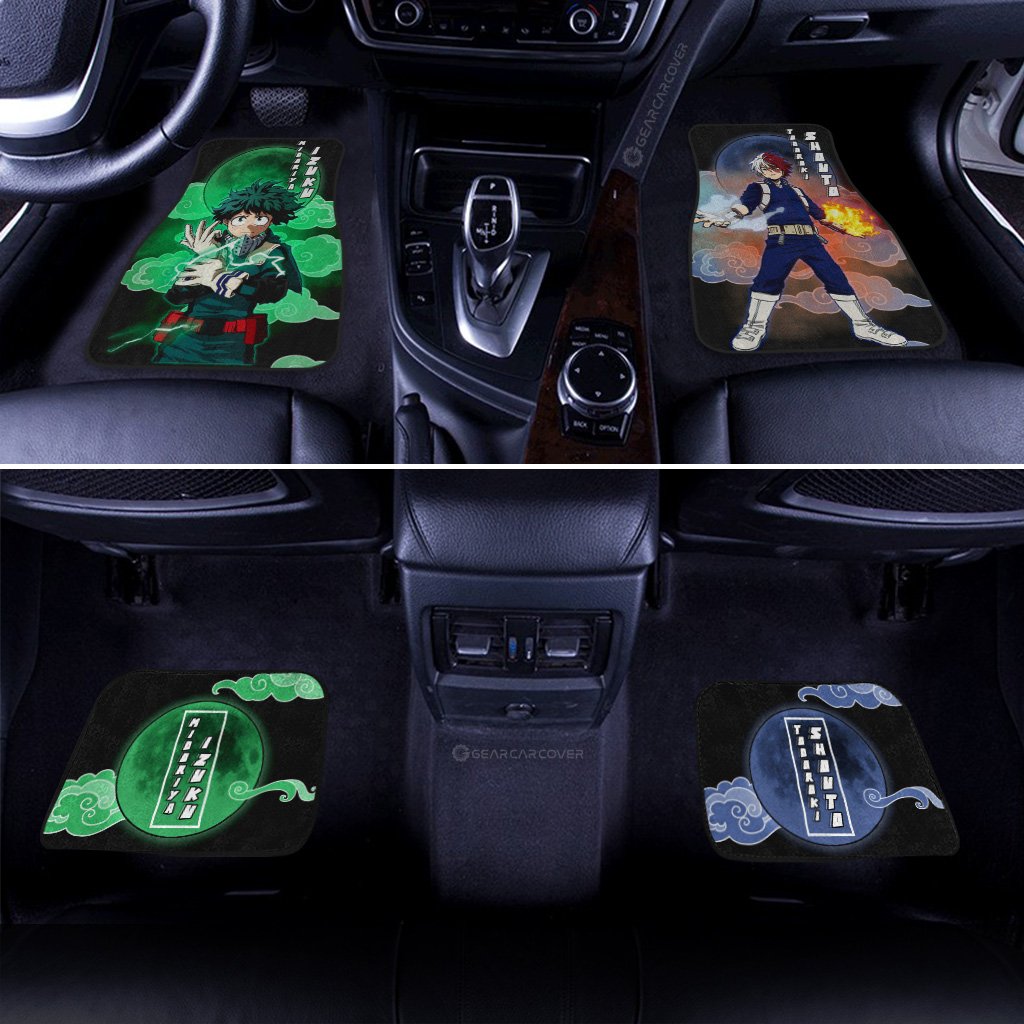 My Hero Academia Car Mats Deku And Shouto Car Floor Mats