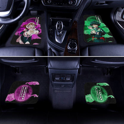 My Hero Academia Car Mats Deku And Uraraka Car Floor Mats