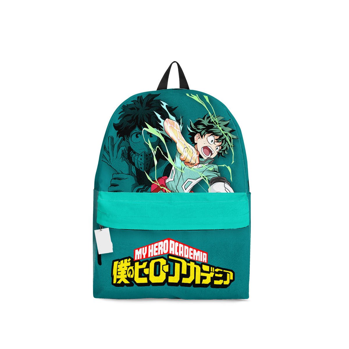 My Hero Academia Backpack Deku Hero In Action Graphic Backpacks Green