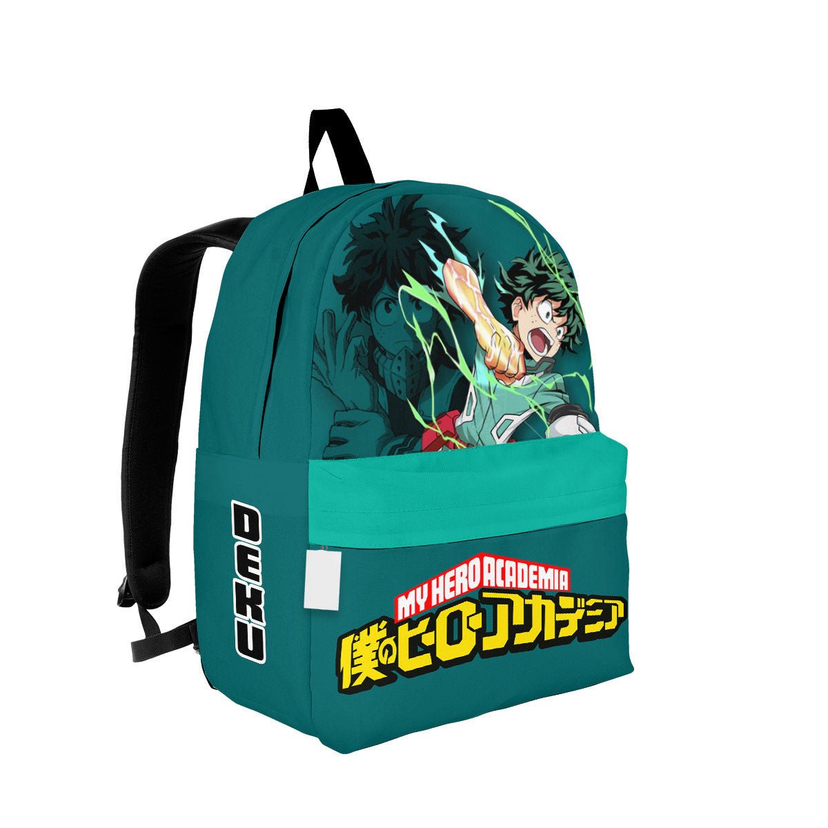 My Hero Academia Backpack Deku Hero In Action Graphic Backpacks Green