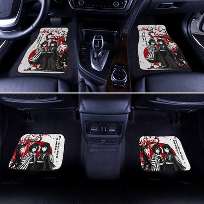 Demon Slayer Car Mats Demon Slayer Anime Car Floor Mats Obanai and Muichiro Mix Car Floor Mats