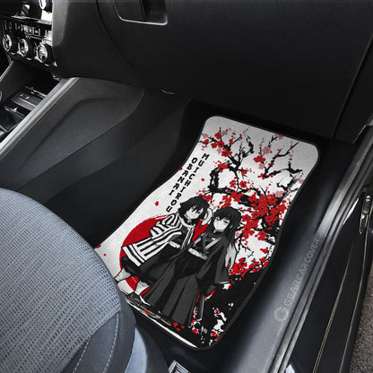 Demon Slayer Car Mats Demon Slayer Anime Car Floor Mats Obanai and Muichiro Mix Car Floor Mats