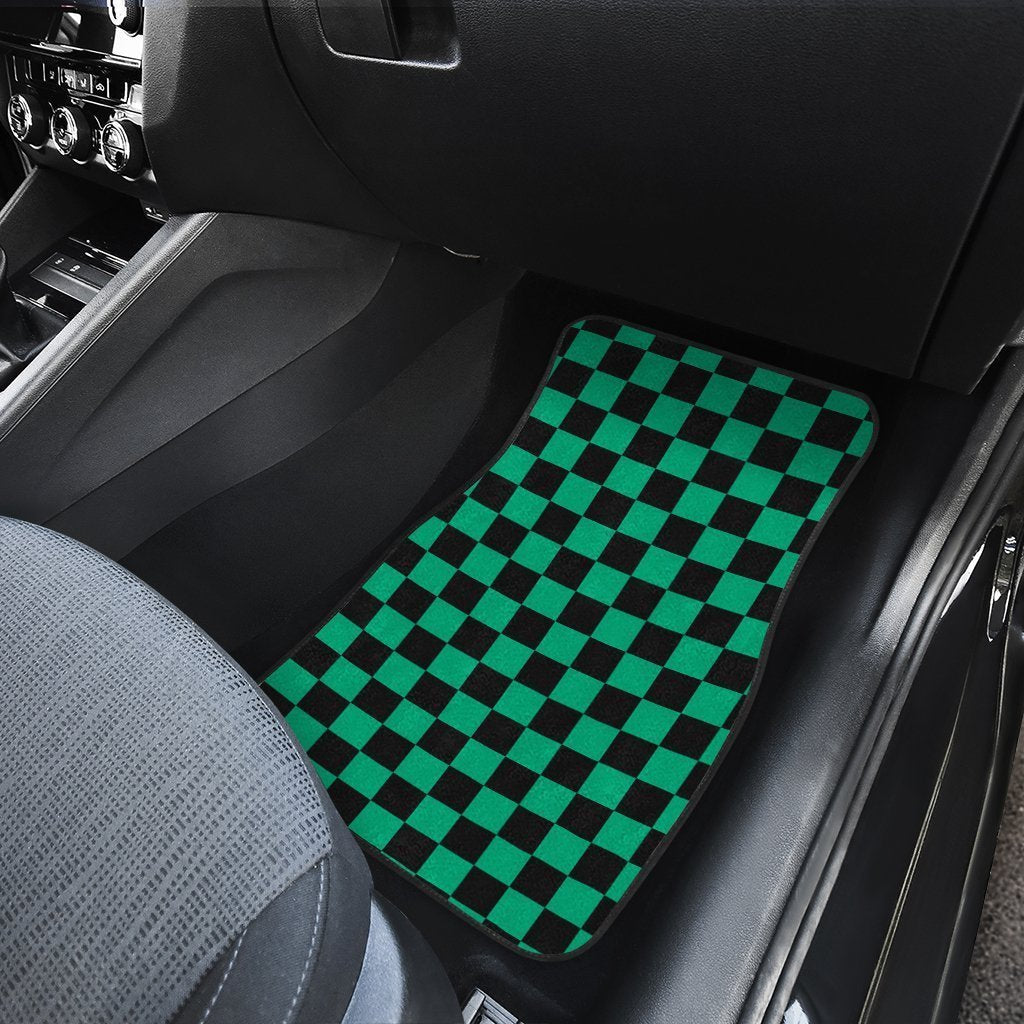 Demon Slayer Car Mats Demon Slayer Giyuu And Tanjiro Car Floor Mats Uniform Demon Slayer Car Floor Mats