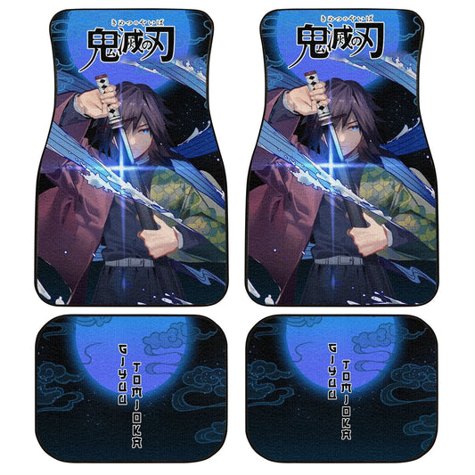 Demon Slayer Car Mats Demon Slayer Giyuu Car Floor Mats Demon Slayer Car Floor Mats