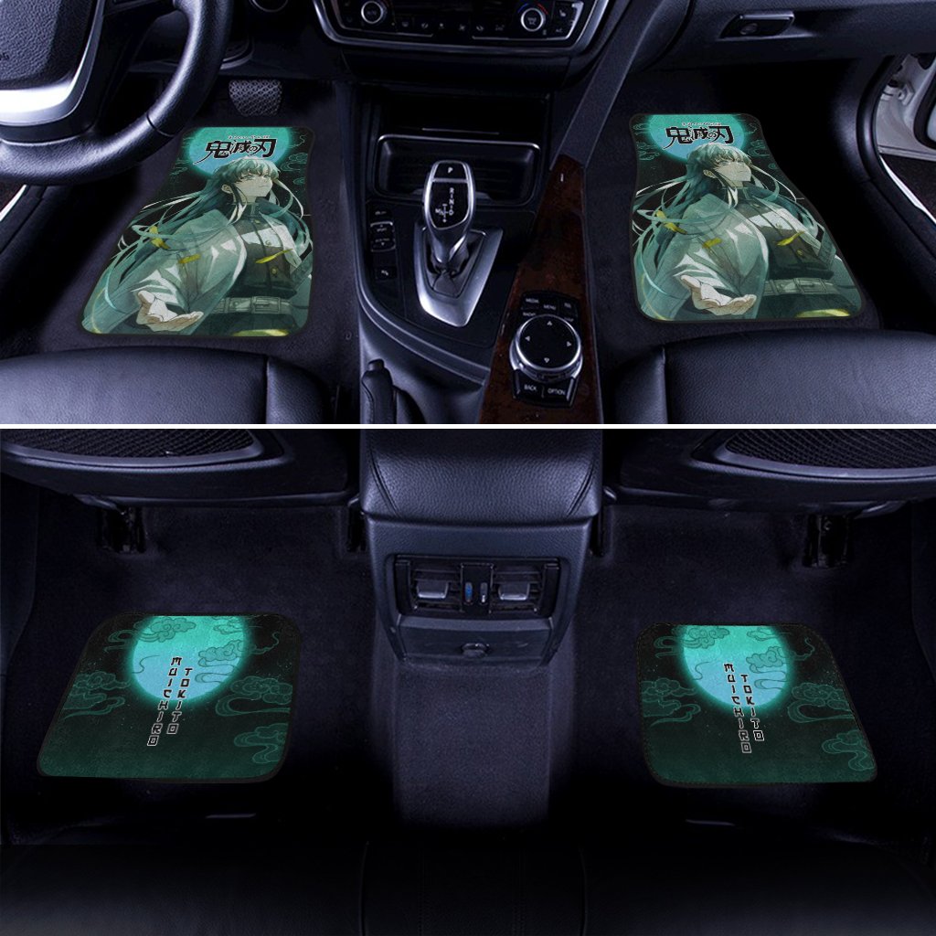 Demon Slayer Car Mats Demon Slayer Muichiro Tokito Car Floor Mats Demon Slayer Car Floor Mats