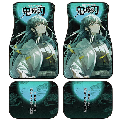 Demon Slayer Car Mats Demon Slayer Muichiro Tokito Car Floor Mats Demon Slayer Car Floor Mats