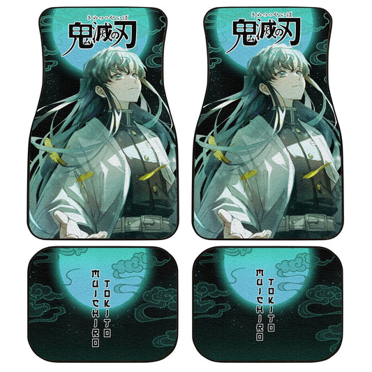 Demon Slayer Car Mats Demon Slayer Muichiro Tokito Car Floor Mats Demon Slayer Car Floor Mats