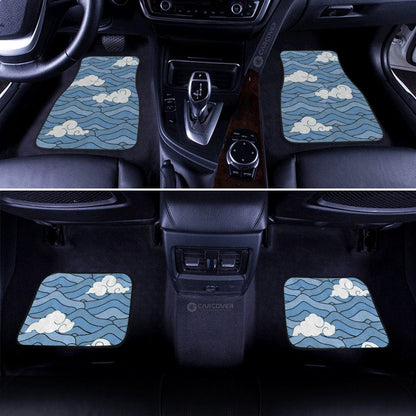 Demon Slayer Car Mats Demon Slayer Sakonji Uniform Car Floor Mats Anime Car Interior Floor Mats