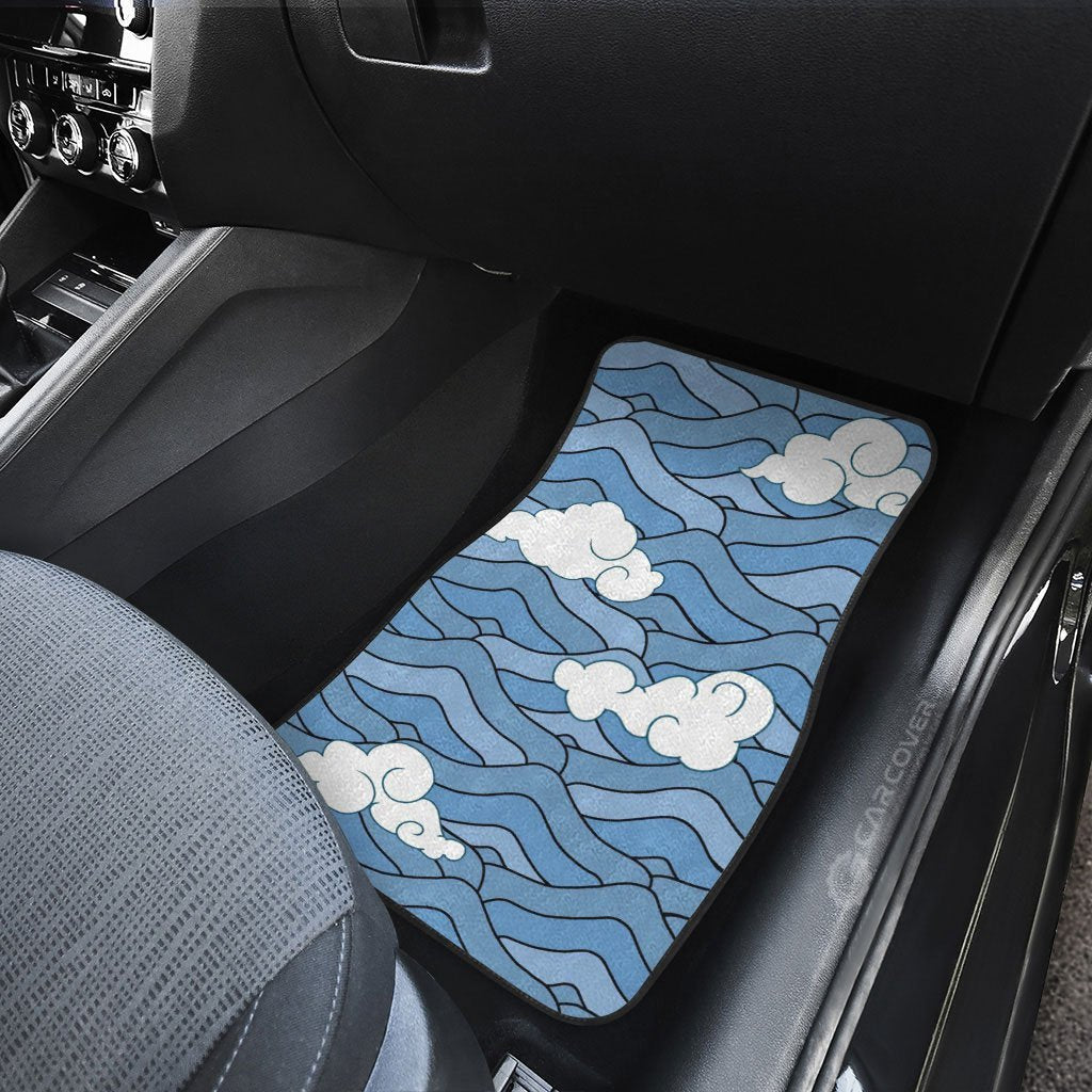 Demon Slayer Car Mats Demon Slayer Sakonji Uniform Car Floor Mats Anime Car Interior Floor Mats