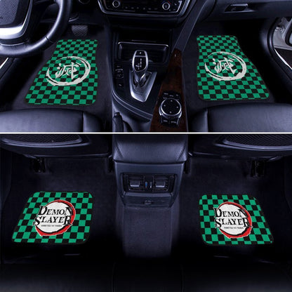 Demon Slayer Car Mats Demon Slayer Tanjiro Car Floor Mats Uniform Demon Slayer Car Floor Mats