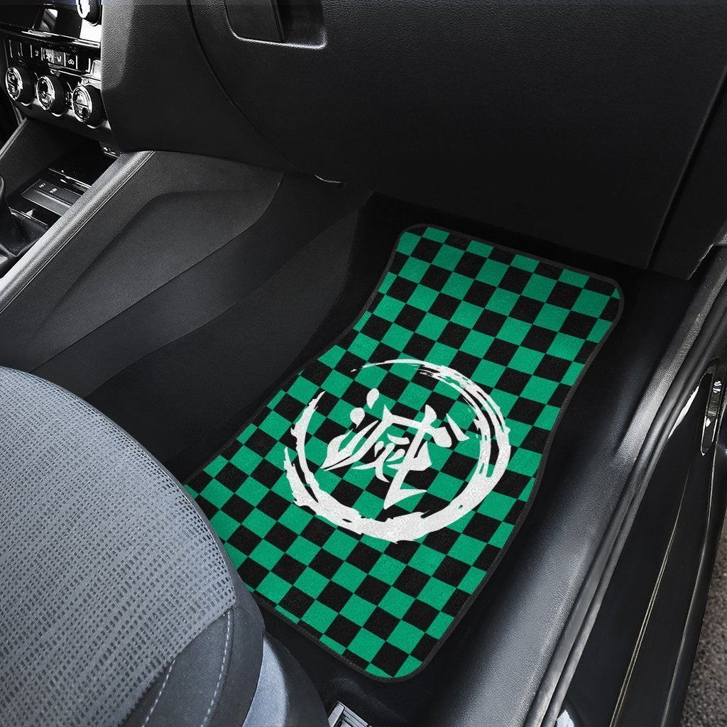 Demon Slayer Car Mats Demon Slayer Tanjiro Car Floor Mats Uniform Demon Slayer Car Floor Mats