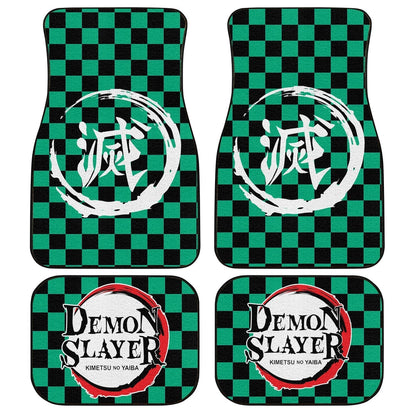 Demon Slayer Car Mats Demon Slayer Tanjiro Car Floor Mats Uniform Demon Slayer Car Floor Mats