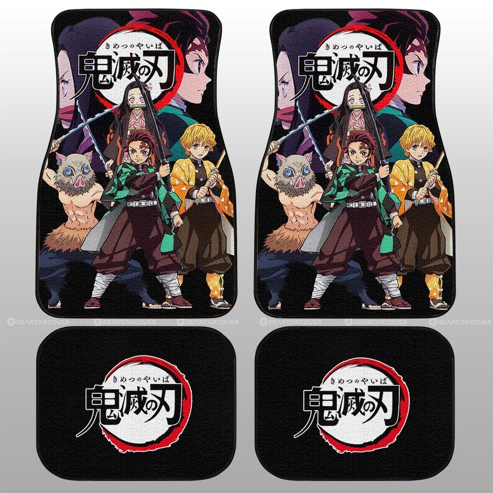 Demon Slayer Car Mats Demon Slayer Team Car Floor Mats Demon Slayer Car Floor Mats