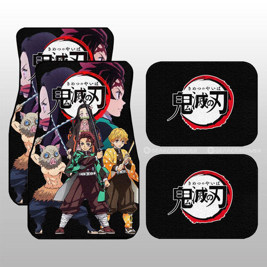 Demon Slayer Car Mats Demon Slayer Team Car Floor Mats Demon Slayer Car Floor Mats