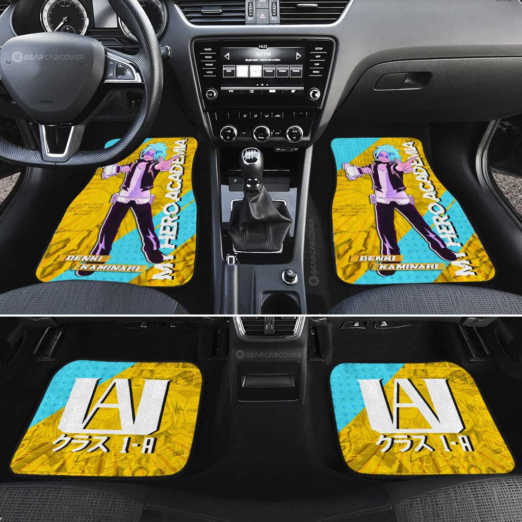 My Hero Academia Car Mats Denki Kaminari Car Floor Mats