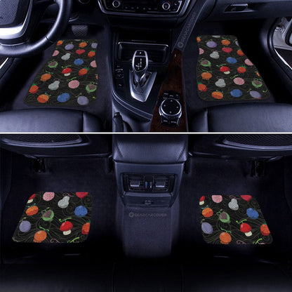 One Piece Car Mats One Piece Devil Fruits Pattern Car Floor Mats Colorful