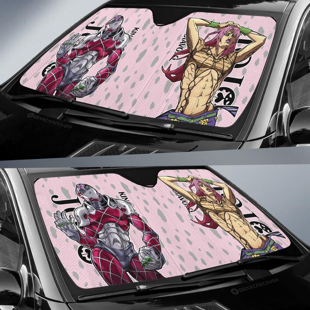 Diavolo Car Sunshade Custom -Bizarre-Adventure