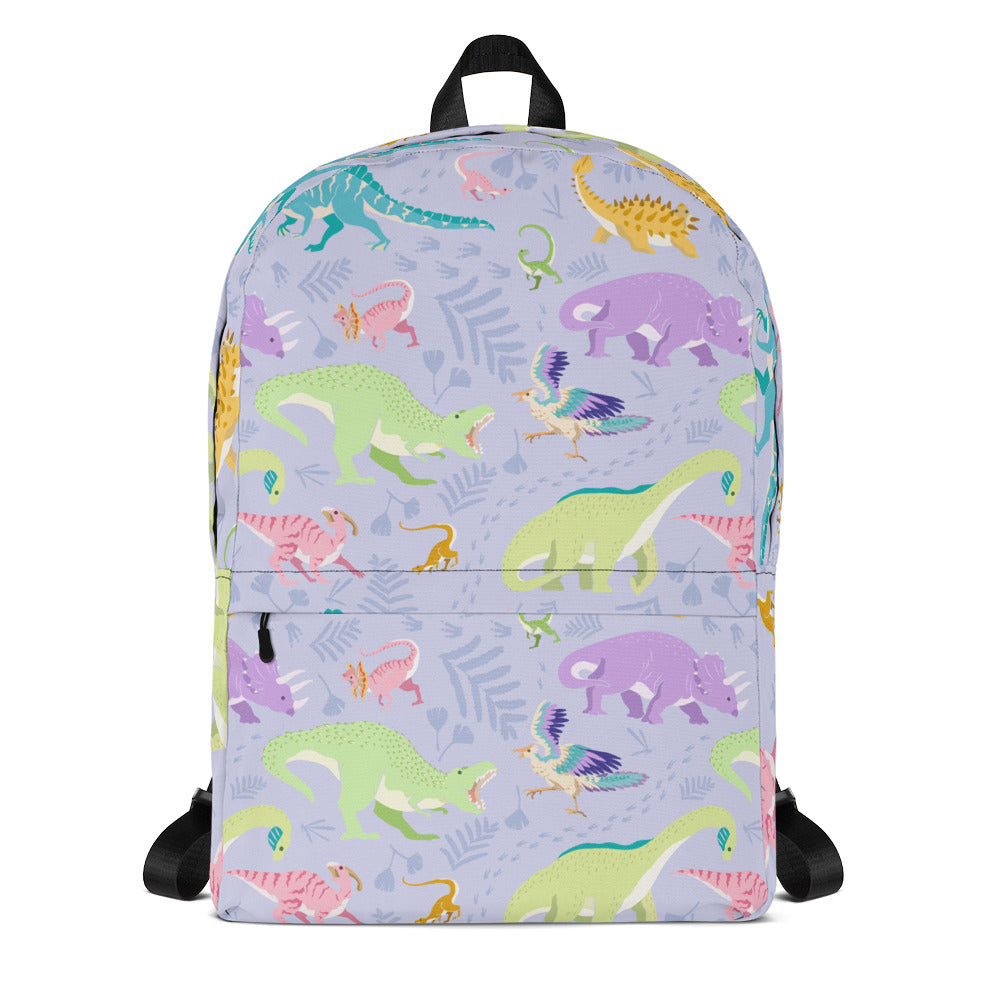 Dinosaur Backpack Cartoon Dinosaurs Dino Roar Pattern Backpacks Colorful