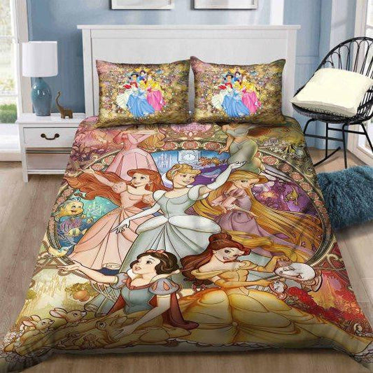 DN Bedding Set DN Princesses Vintage Style Duvet Covers Colorful Unique Gift