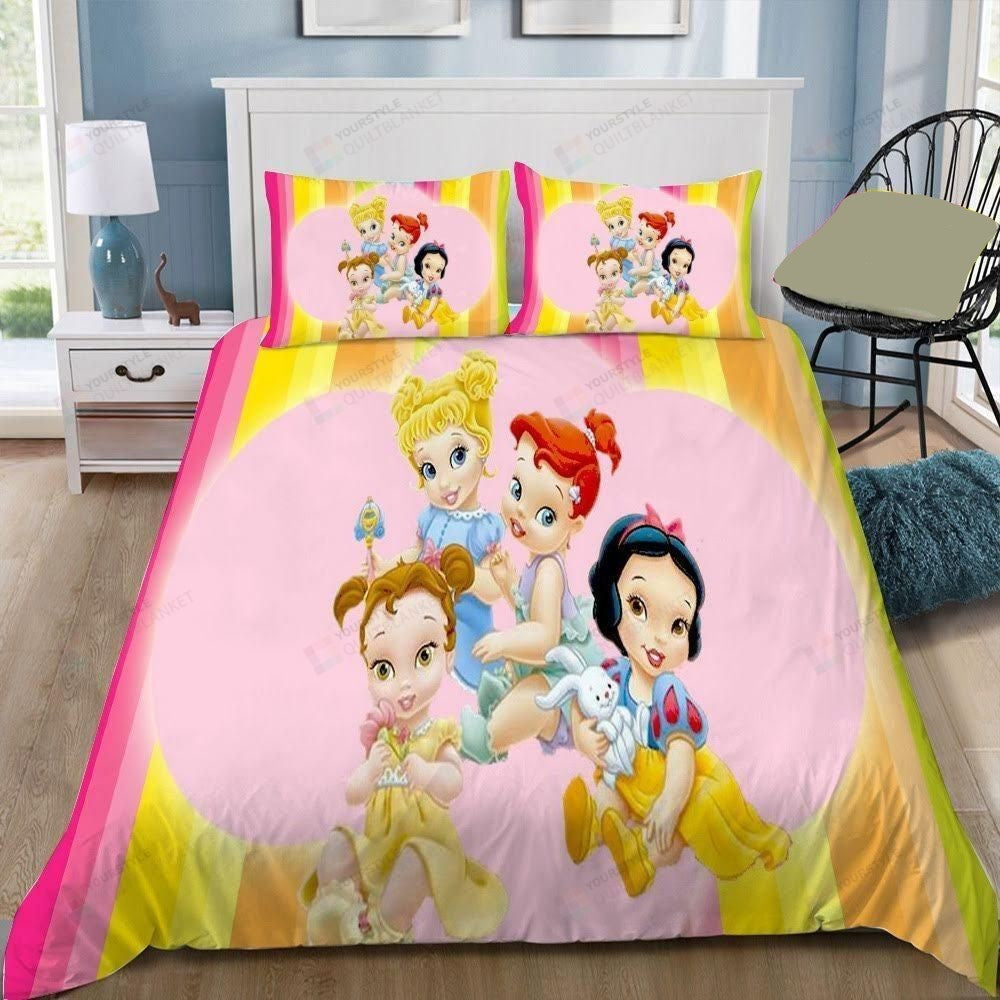 DN Bedding Set DN Princesses Baby Snow White Cinderella Duvet Covers Colorful Unique Gift