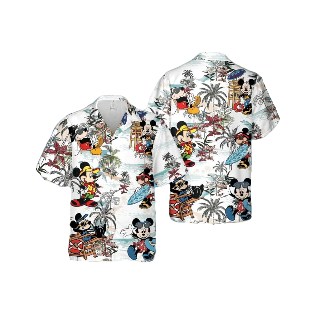 MM Hawaii Shirt DN MM Family Summer Beach Trip Hawaiian Shirt White Unisex
