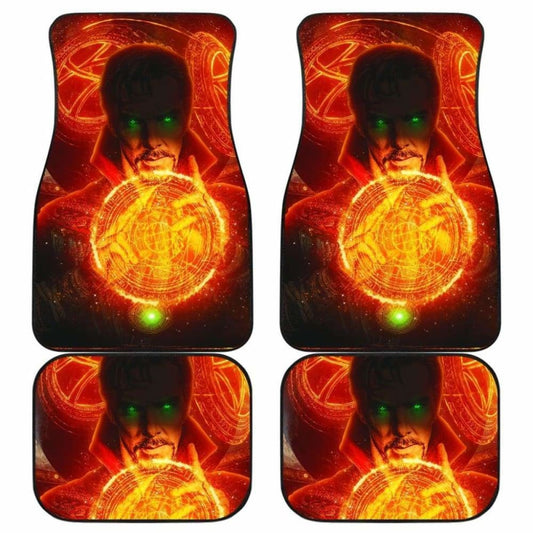 MV Car Floor Mats MV Doctor Strange Time Stone Power Magic Car Mats