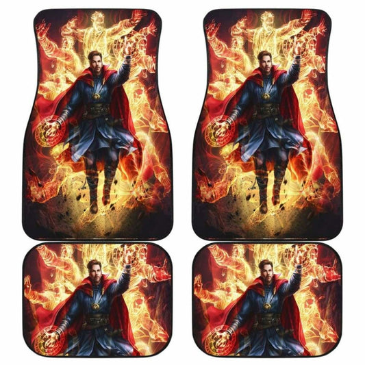 MV Car Floor Mats MV Doctor Strange Powerful Magic Graphic Car Mats