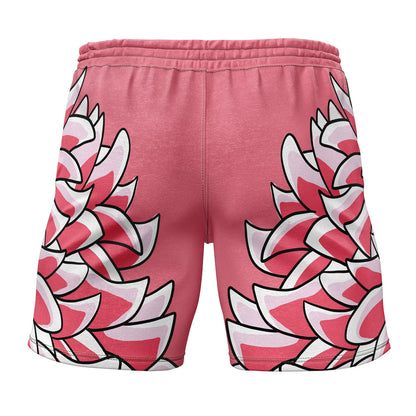 One Piece Shorts One Piece DOflamingo Pattern Beach Shorts Pink