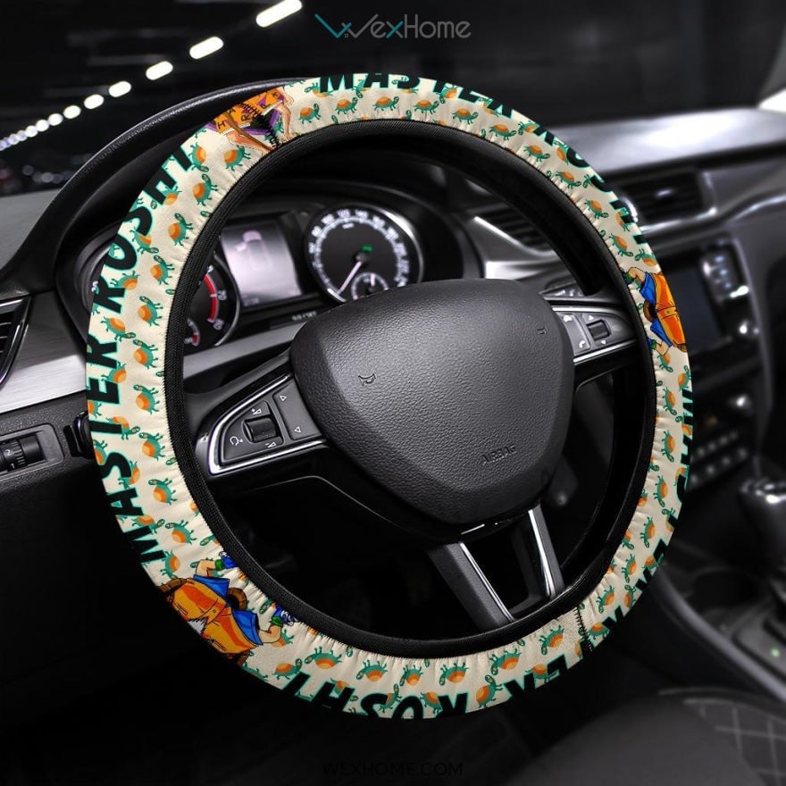 Dragon Ball Steering Wheel Cover Master Roshi Summer Vacation Driving Wheel Cover Colorful