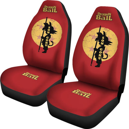 Dragon Ball Car Seat Covers Dragon Ball Goku Kid Seat Covers Red