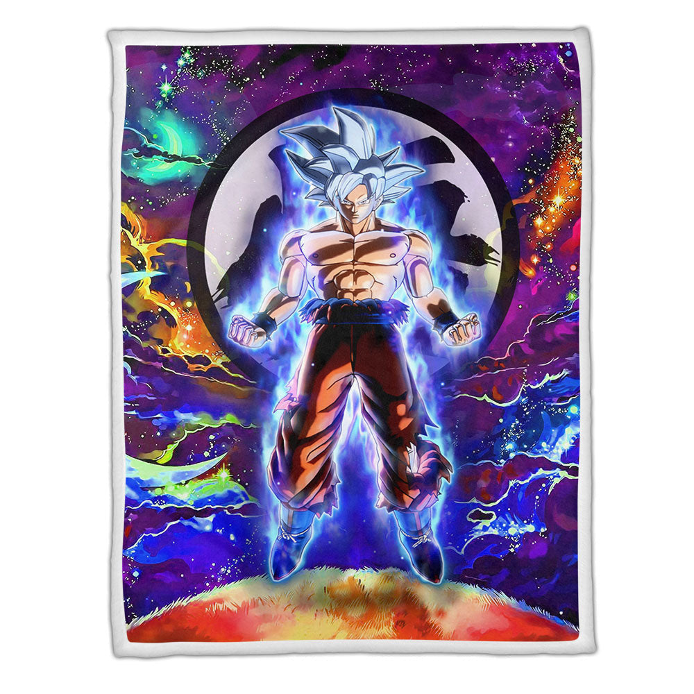 Dragon Ball Blanket Dragon Ball Goku Ultra Instinct Blanket Colorful