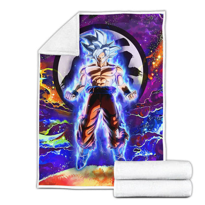 Dragon Ball Blanket Dragon Ball Goku Ultra Instinct Blanket Colorful